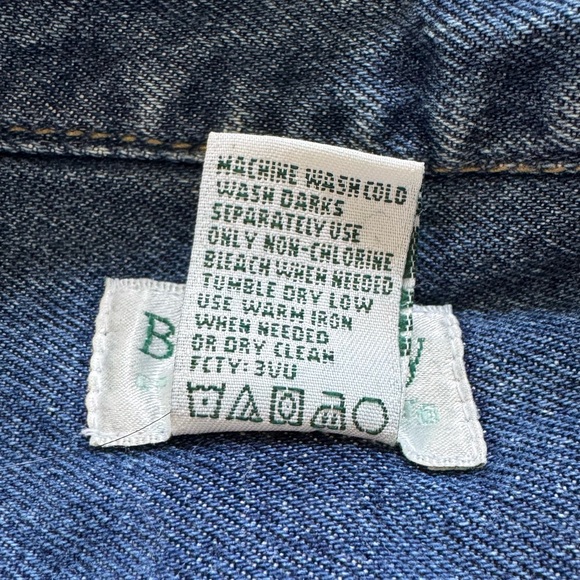 Vintage Bugle Boy Boho Festival Floral Cottagecore Jean Jacket Embroidered Sz S - Picture 10 of 10